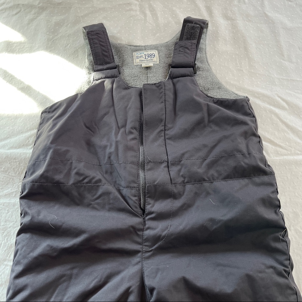 The Children's Place Charcoal Gray Insulated Ski Bib Snow Overalls Toddler 2T